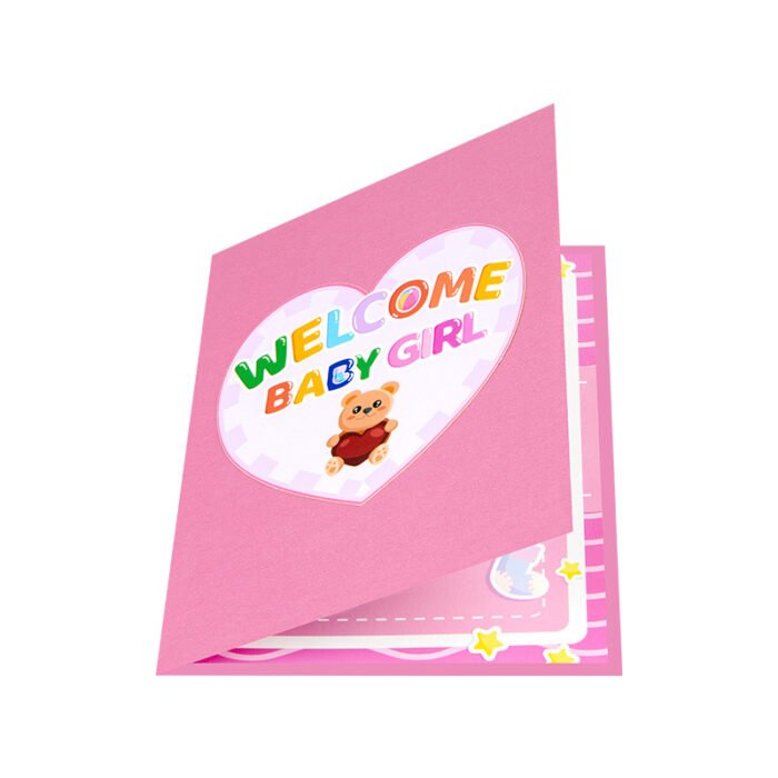 Baby Shower Pop up Cards with Envelope