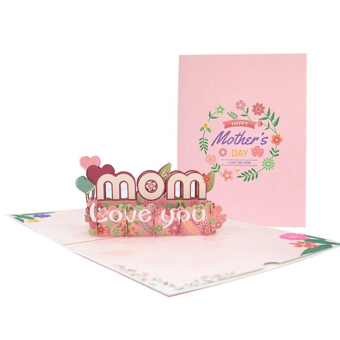 Mother's Day 3D Pop Up Greeting Card