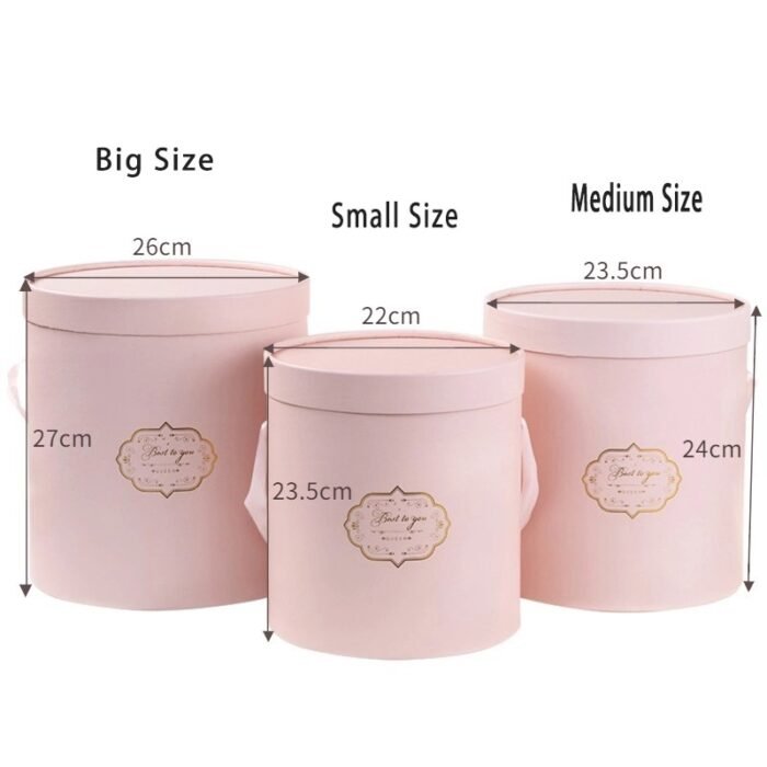 Round Flower Gift Box Customized