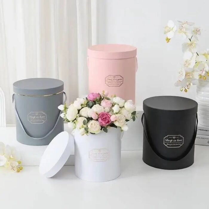 Round Flower Gift Box Customized